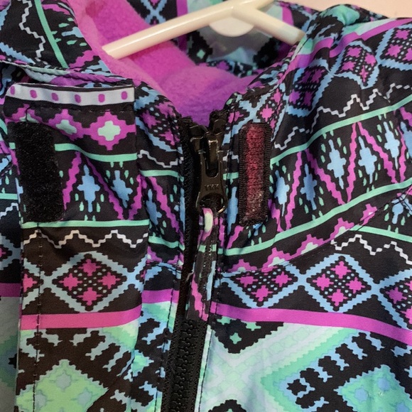 Children’s Place Aztec winter 3 in 1 winter coat - Picture 8 of 17